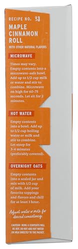 Purely Elizabeth Maple Cinnamon Roll Instant Protein Oatmeal, 7.6 Ounce