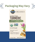 Garden Of Life Organics Maximum Strength Turmeric Joints & Mobility Support 30 Tablets - 500Mg Curcumin (95 Curcuminoids) Black Pepper - Organic Non-Gmo Vegan & Gluten Free Herbal Supplements