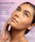 Heritage Store Aura Glow Facial Mask Brightening & Refining Treatment All Skin Types Exfoliating Gel Mask With Aha & Fruit Acids Hyaluronic Acid Sea Moss & Clear Quartz Vegan Paraben 2Oz