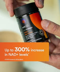 Mitoq Nad+ Dual Action Supplement With Clinically Studied Niacin (Niacinamide) Nicotinamide Riboside (Nr) Resveratrol & Pqq Boosts Nad+ Energy Focus & Healthy Aging 60 Capsules