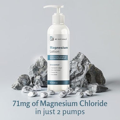 M3 Naturals Magnesium Lotion & Tea Tree Oil Foot Soak Bundle