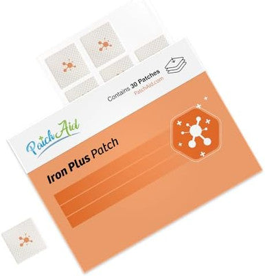Iron Plus Topical Patch By Patchaid 30Day Supply