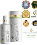 Laurel & Flame Fresh - Extra Virgin Olive Oil - "Best Greek Olive Oil" Award - Cold Pressed - Polyphenol Rich (1,212 MG/KG) - USDA-Organic - 90X Hydroxytyrosol Polyphenols - Early Harvest - Single Origin - Rare Local Olive Variety - 500 ml (16.9 fl oz)