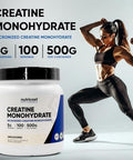 Nutricost Creatine Monohydrate Powder (2 Pack) 5G Per Serving 100 Servings 500G (17.9 Oz) Scoop Included