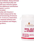 Ana Maria Lajusticia Royal Jelly With Vitamin C 60 Capsules Dairy And Gluten . Vegetarian Friendly. Perfect To Promote Vascular Health.