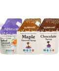 NuNaturals Pourable Maple Caramel Chocolate Stevia Syrup SugarFree Syrup 6.6oz 3 Pack (MultiPack)