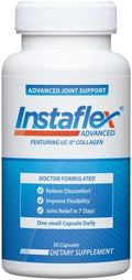 Instaflex Advanced Joint Support Supplement Turmeric Resveratrol Boswellia Serrata Extract Bioperine Ucii Collagen 30 Count