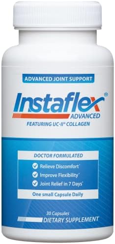 Instaflex Advanced Joint Support Doctor Formulated Joint Relief Supplement Featuring Collagen & 5 Other Joint Discomfort Fighting Ingredients 14 Count