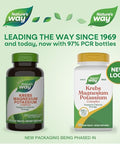 Nature'S Way Krebs Magnesium Potassium Complex Cellular Energy Support With Magnesium Lysinate & Malate And Potassium Citrate Vegan Gluten & Dairy Free 120 Tablets (Packaging May Vary)