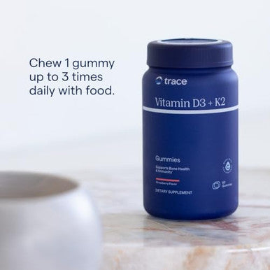 Trace Minerals Vitamin D3 + K 2 Gummies