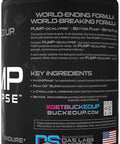 Bucked Up Pump-Ocalypse Miami Nitric Oxide And L Arginine Supplement With Citrulline Malate Glycerpump Ultimate N.O. Booster Lean Muscle Support For Blood Flow Vascularity Hydration And Endurance
