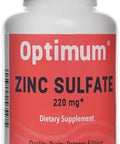 Welmate Zinc Sulfate 220Mg (200 Tablets) 50Mg Elemental Zinc Supplements For Men & Women High Potency Immune Support Supplement Collagen Production & Cellular Growth Vegetarian & Gluten
