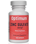 WELMATE Zinc Sulfate 220mg (200 Tablets) 50mg Elemental Zinc Supplements for Men and Women High Potency Immune Support Supplement Collagen Production and Cellular Growth Vegetarian and Gluten Free