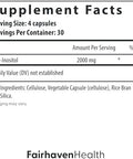 Fairhaven Health Myoinositol Supplement For Women And Men Vitamin B8 2000Mg Vegan Inositol Powder Capsules Gluten Dairy And Soy 120 Inositol Capsules