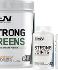 Bare Performance Nutrition Bpn Strong Greens Superfood Powder Strong Joints & Strong Multivitamin Bundle