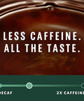 Starbucks K-Cup Coffee Pods, Medium Roast Hot or Iced Coffee, Half-Caff House Blend, 60 Keurig Pods