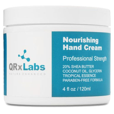 Qrxlabs Shea Coconut Hand Cream 4 Oz - Paraben- Hydrating Formula With Shea Butter Coconut Oil Vitamin E - Non-Greasy Quick-Absorbing - Soften And Moisturize Hands