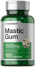 Horbaach Mastic Gum 100 Capsules 1500Mg