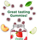Lifeable Magnesium Citrate Gummies Sugar Great Tasting Magnesium Supplement Gummies for Adults Vegan Non GMO Magnesium Gummy for Men and Women for Muscle Relaxation 60 Count