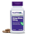 Natrol Brain Health Ginkgo Biloba 120Mg Dietary Supplement For Brain Health And Memory Support 60 Capsules 60 Day Supply