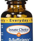 Innate Choice D Sufficiency Liquid Vitamin D3 1 Fluid Ounce