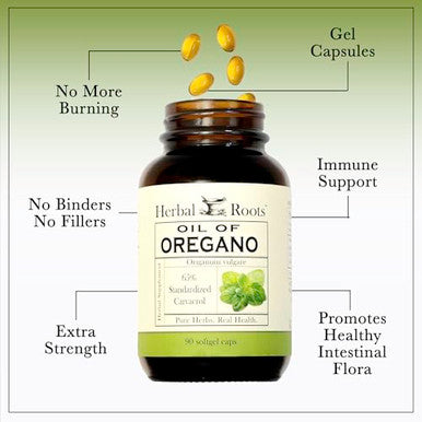 Herbal Roots Oil Of Oregano 150Mg