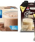 Atkins Milk Chocolate Delight Protein Shake & Iced Coffee Vanilla Latte Protein Shake 15G Protein Low Glycemic 4G Net Carb 1G Sugar Keto Friendly 3 Pack