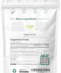 Micro Ingredients Vitamin E 400Iu 300 Softgels Pure Vitamin E Oil Pills Antioxidant Supplements For Skin Face Heart & Immune Health Non-Gmo Gluten Free