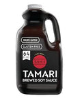 San-J - Gluten Free Tamari Soy Sauce - Specially Brewed - Made with 100% Soy - 64 oz. Container