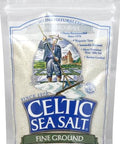 Celtic Sea Salt Fine Ground 16 Ounce (Pack of 1) Resealable Bag of Nutritious Classic Sea Salt Great for Cooking Baking Pickling Finishing and More Pantry-Friendly Gluten-