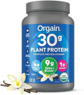 Orgain Organic 30G Vegan Protein Powder Vanilla 9G Eaas + Bcaas Plant Protein 4G Prebiotic + Fiber 1G Sugar Preworkout Muscle Support + Recovery Pmv 2.01Lb (Packaging May Vary)