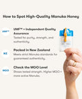 New Zealand Honey Co. Manuka Honey Packets UMF 26+ - 10Pack