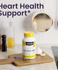 Healthy Origins Extra Virgin Olive Oil 1,250 mg (Made with Organic Extra Virgin Olive Oil, Non-GMO, Gluten Free, Cardiovascular Support), 120 Softgels
