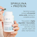 Alaya Naturals Pure Spirulina Capsules 90 Capsules 500Mg