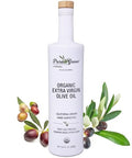 Pura Grove Organic Cold Pressed Extra Virgin Olive Oil Premium Grade - High Polyphenol - Hand Harvested & California Grown - 16.9Oz Opaque Glass Bottle 2024 Harvest 2025 Bottled