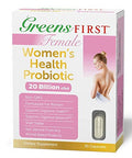 Greens First Female Womens Health Probiotic 30 Capsules Probiotic Support for Women Probiotics for Women