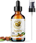 Bella Terra Oils - Organic Jojoba Oil 4Oz - Cold-Pressed Excellence Non-Comedogenic Bathed In Vitamin C & E For Those Seeking The Best Oils For Skin