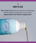 Fat Mermaid Bioavailable Liquid Marine Collagen Peptides Drink- Hyaluronic Acid & Vit C - Reduces Wrinkles - Thick Hair Lashes Brows Nails - No Gluten Dairy Nut Soy - Unflavored Sweet 16.9 Oz