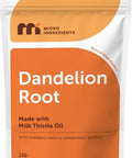 Micro Ingredients Dandelion Root Extract (Taraxacum Officinale) 1000Mg Per Serving 240 Softgels 3-In-1 Herbal Blend With Turmeric & Ginger Extract Made With Milk Thistle Oil Non-Gmo