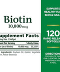 Viactiv Calcium Plus Vitamin D Supplement Soft Chews Brown Milk Chocolate 180 Count and Natures Bounty Biotin Supports Healthy Hair Skin and Nails 10000 mcg Rapid Release Softgels
