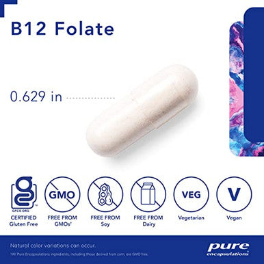 Pure Encapsulations B12 Folate 60 vcaps