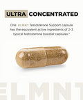 Terra Elmnt 2015Mg Testosterone Booster For Men 8X Strength W. Ashwagandha Tongkat Ali Pycnogenol Tribulus - Total T Testosterone Supplement For Men Male Enhancing Libido Test Booster Muscle Builder Pills