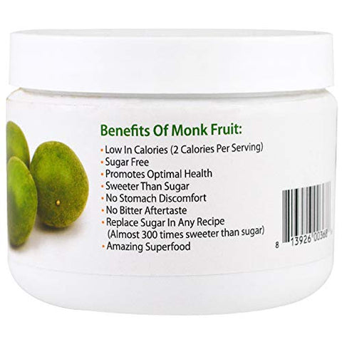 Julian Bakery Pure Monk | v25% Monk Fruit Extract | Sweetener | Sugar Free | 3.5oz | 100 Servings