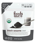 Foods Alive Organic Black Sesame Seeds, 12 oz x 2-pack (total 24 ounces), Raw, Unhulled, Kosher, Gluten Free, Keto, Paleo, Non-GMO