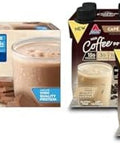 Atkins Milk Chocolate Delight Protein Shake & Cafa Au Lait Iced Coffee Protein Shake 15G Protein Low Glycemic 3G Net Carb 1G Sugar Keto Friendly 12 Count