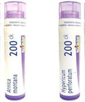 Boiron Arnica Montana 200Ck For Muscle Pain And Stiffness Homeopathic Medicine 3 Count Pack Of 1 With 240 Pellets And Boiron Hypericum Perforatum 200Ck For Nerve Pain Homeopathic Medicine 80 Pellets Pack Of 3