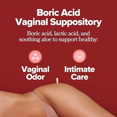 O Positiv Uro Vaginal Probiotic And Uro Boric Acid Vaginal Suppository Bundle