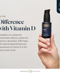 Quicksilver Scientific Nanoemulsified D3K2 Emulsified Liquid Vitamin D3 + K2 MK7 Liposomal Supplement for Heart Bone Health + Immune Support Bioactive 2500IU for Enhanced Absorption (1.7oz/50ml)