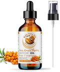 Bella Terra Oils - Seabuckthorn Berry Oil 4Oz - Experience Nature'S Luxurious Touch Brimming With Vitamin E & Carotenoids Transcend Ordinary Skincare