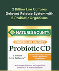 Nature'S Bounty Probiotic Controlled Delivery Dietary Supplement Delivers Friendly Bacteria To Digestive And Immune Systems 30 Caplets